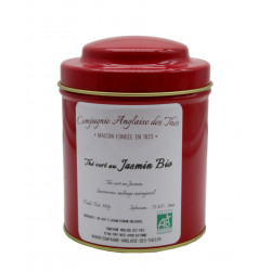 Thé Vert JASMIN BIO en boîte - Compagnie Anglaise des Thés