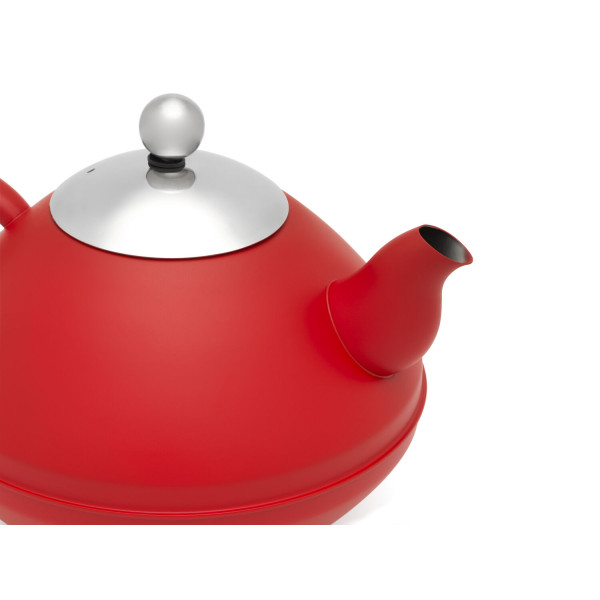 Théière Rouge Mat 1,4L - Compagnie Anglaise des Thés