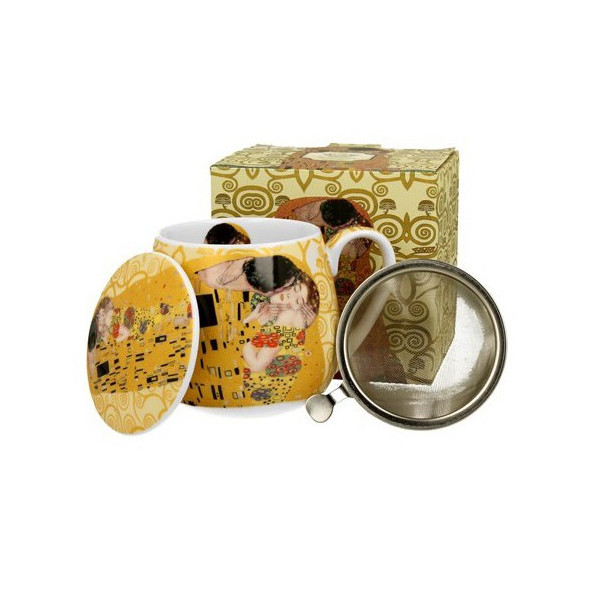 Tisanière Volupté Klimt écru - Compagnie Anglaise des Thés