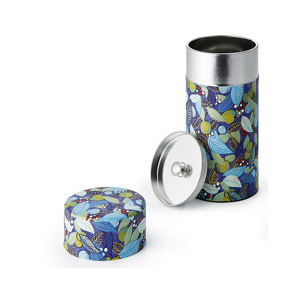Boîte Japonaise feuilles bleues - Compagnie Anglaise des Thés