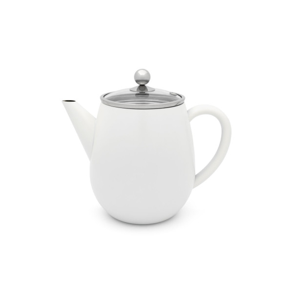 Théière Adagio Blanc Mat 1.1L - Compagnie Anglaise des Thés