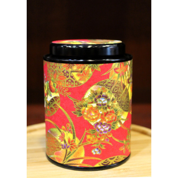 Boîte Japonaise rouge et dorée 80g - Compagnie Anglaise des Thés