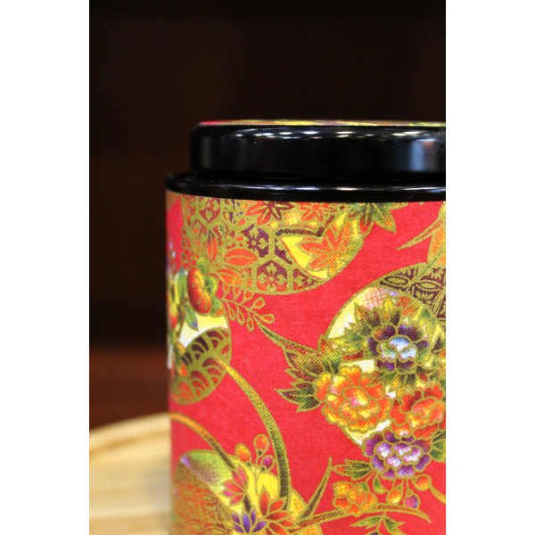 Boîte Japonaise rouge et dorée 80g - Compagnie Anglaise des Thés