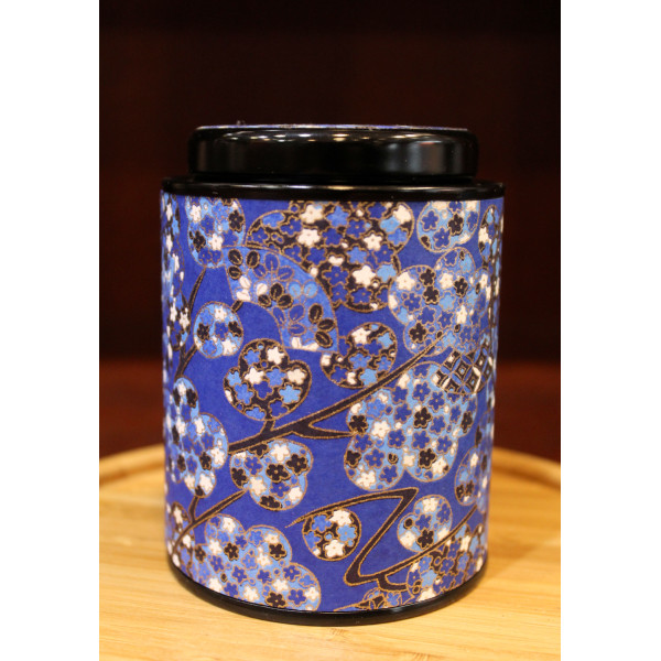 Boîte Japonaise Cylindrique Bleue 80g - Compagnie Anglaise des Thés