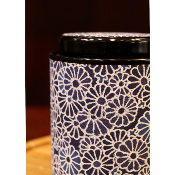Boîte Japonaise fleurs bleues 80g Boîte Japonaise fleurs bleues 80g