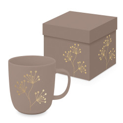 Mug Taupe et Or - Compagnie Anglaise des Thés