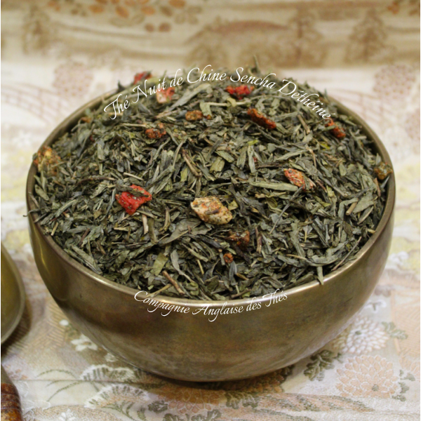 Thé vert NUIT DE CHINE SENCHA Déthéiné - Compagnie Anglaise des Thés