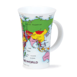 Mug Dunoon Carte du Monde - Compagnie Anglaise des Thés