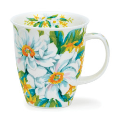 Mug Dunoon Anémones blanches - Compagnie Anglaise des Thés