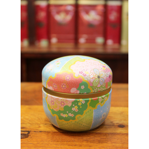 Boîte Japonaise Ronde Multicolore - Compagnie Anglaise des Thés