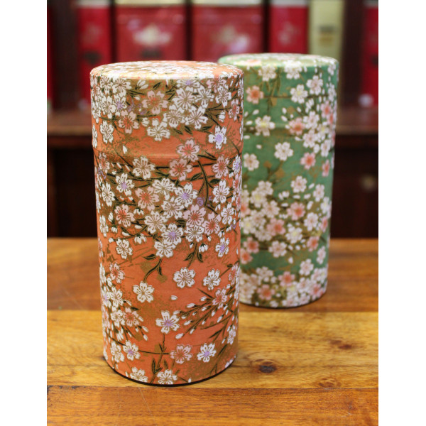 Boîte Japonaise orange et doré - Compagnie Anglaise des Thés
